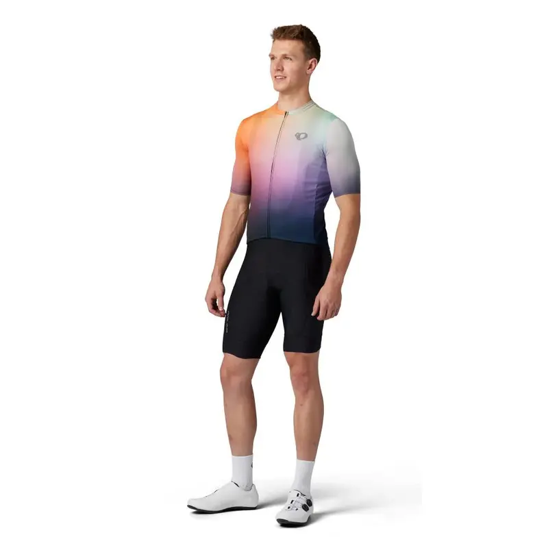 Pearl Izumi Attack Short Sleeve Road Jersey - Melon Air Dye 5
