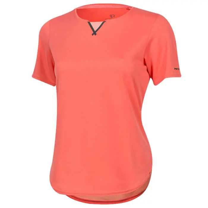 Pearl Izumi Canyon Short Sleeve Mtb Jersey - Womens - Coral Peach 1