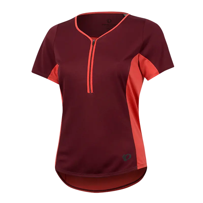 Pearl Izumi Canyon Short Sleeve Mtb Jersey - Womens - Port-Cayenne 1