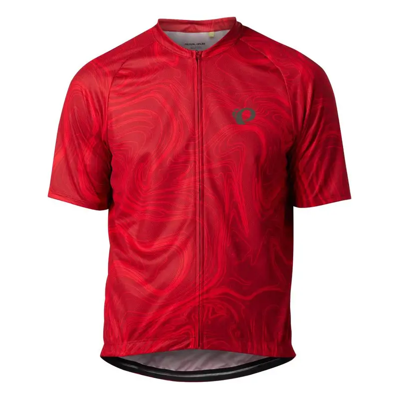Pearl Izumi Classic Cycling Jersey - Red Dahlia Topo 1