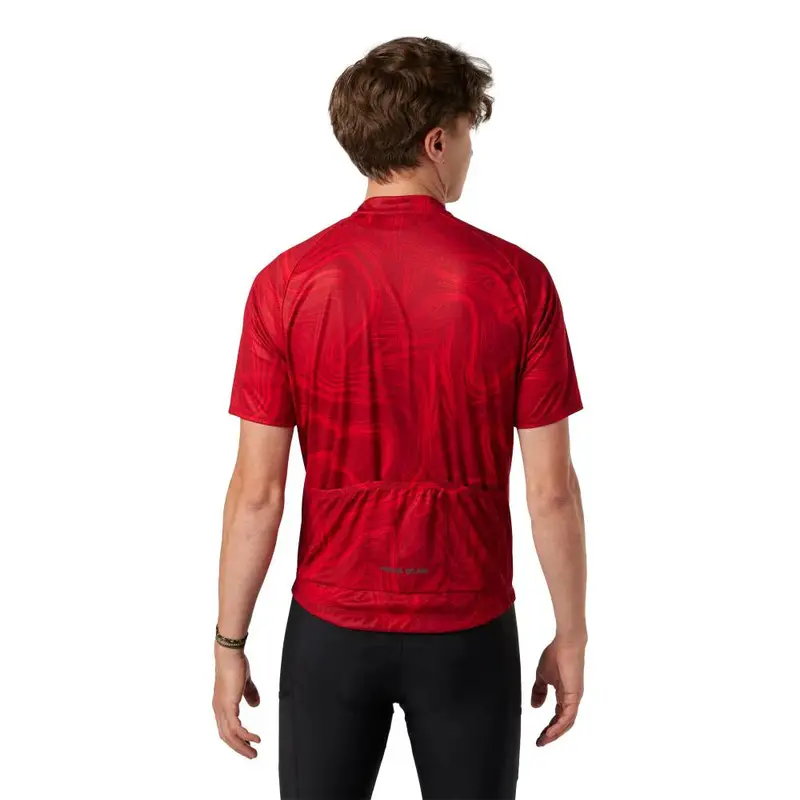 Pearl Izumi Classic Cycling Jersey - Red Dahlia Topo 4
