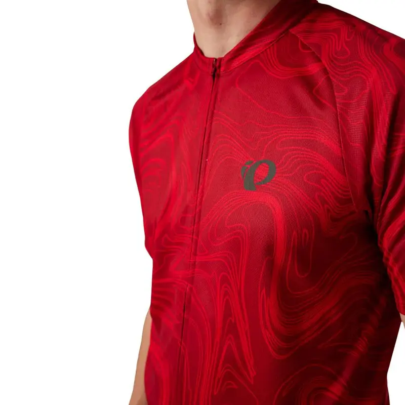 Pearl Izumi Classic Cycling Jersey - Red Dahlia Topo 6