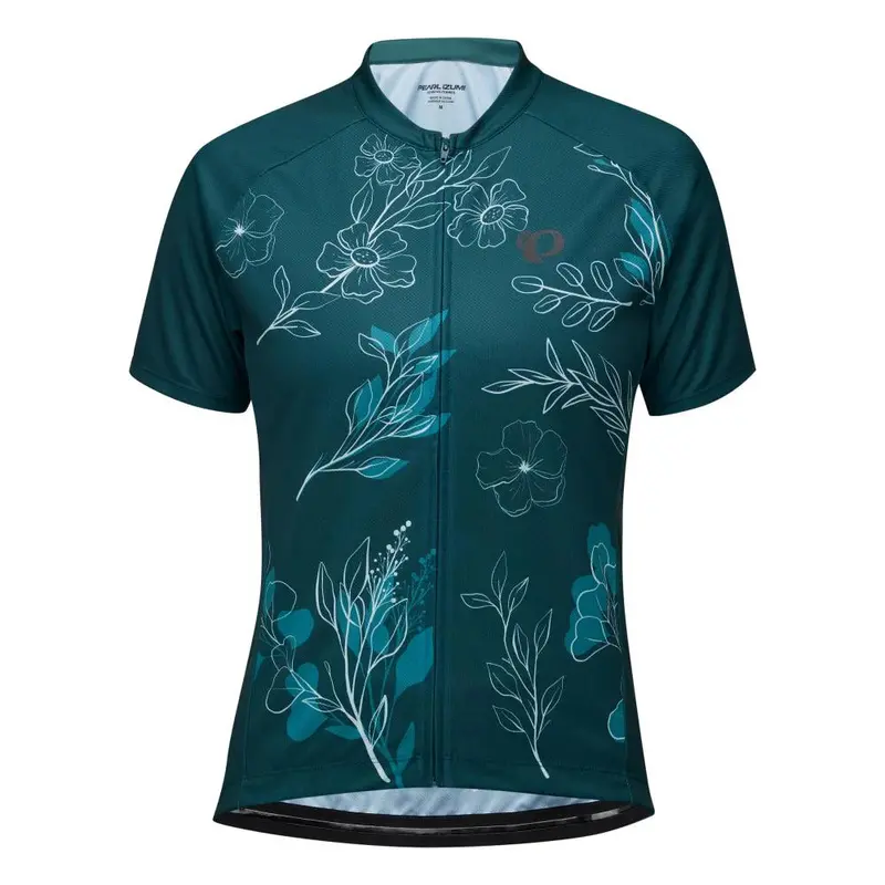 Pearl Izumi Classic Cycling Jersey - Womens - Dark Sea-Ss Wildflower 1