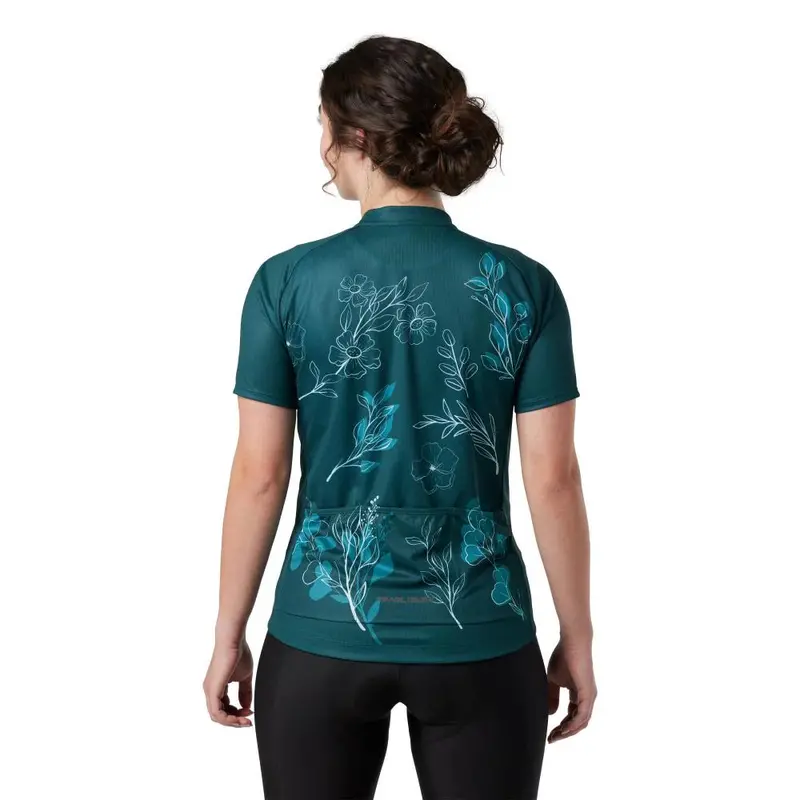 Pearl Izumi Classic Cycling Jersey - Womens - Dark Sea-Ss Wildflower 4