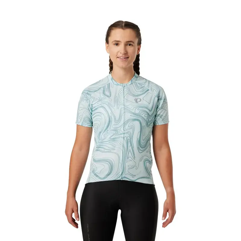 Pearl Izumi Classic Cycling Jersey - Womens - Surf Spray Topo 3