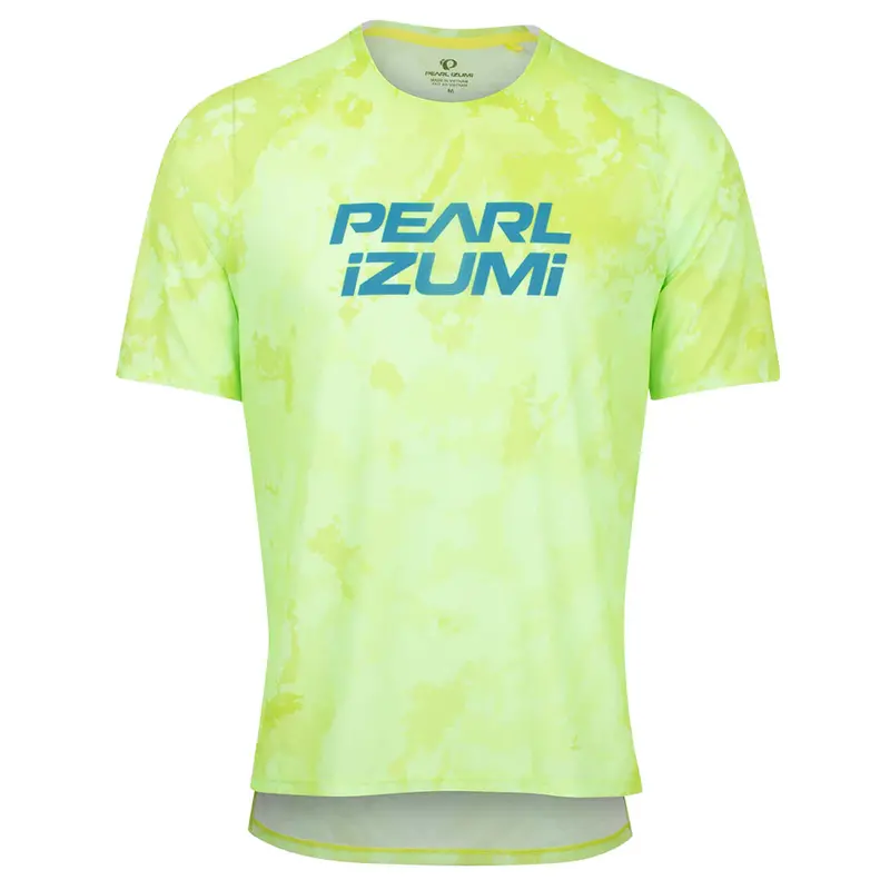Pearl Izumi Elevate Short Sleeve Mtb Jersey - Lime Zinger Fountain 1