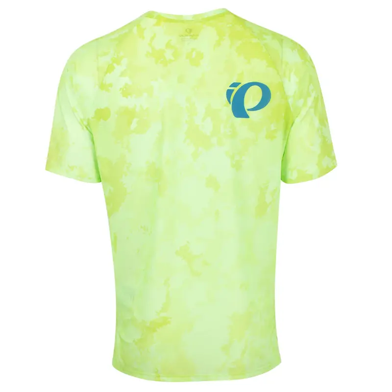 Pearl Izumi Elevate Short Sleeve Mtb Jersey - Lime Zinger Fountain 2