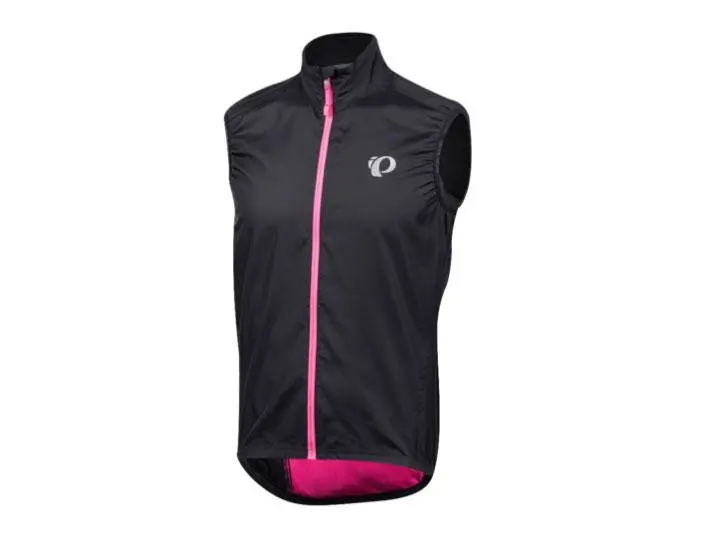 Pearl Izumi Elite Barrier Vest - Black-Screaming Pink 1