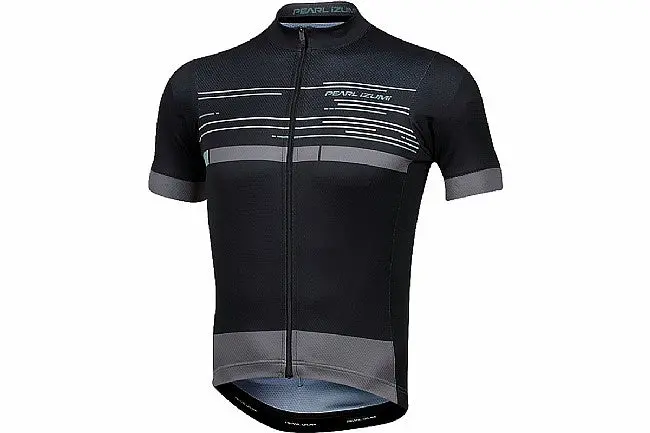 Pearl Izumi Elite Escape Graphic Short Sleeve Road Jersey - Smoked Pearl-Black Tidal 1