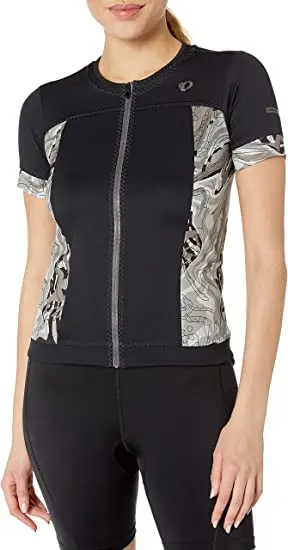 Pearl Izumi Elite Escape Short Sleeve Road Jersey - Womens - Black Phyllite 1