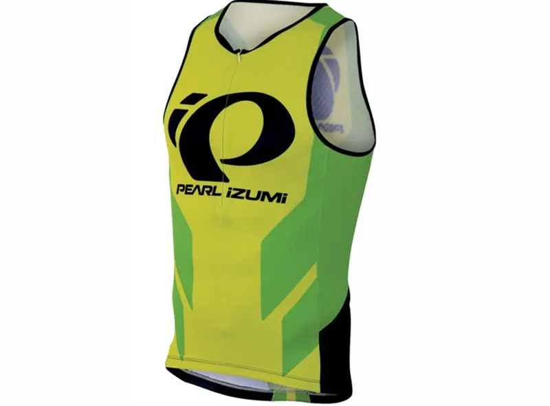Pearl Izumi Elite Inrcool Ltd Tri Singlet - Team Pi Green Flash 1