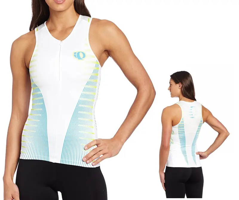 Pearl Izumi Elite Inrcool Ltd Tri Singlet - Womens - Futuristic Scuba Blue 1