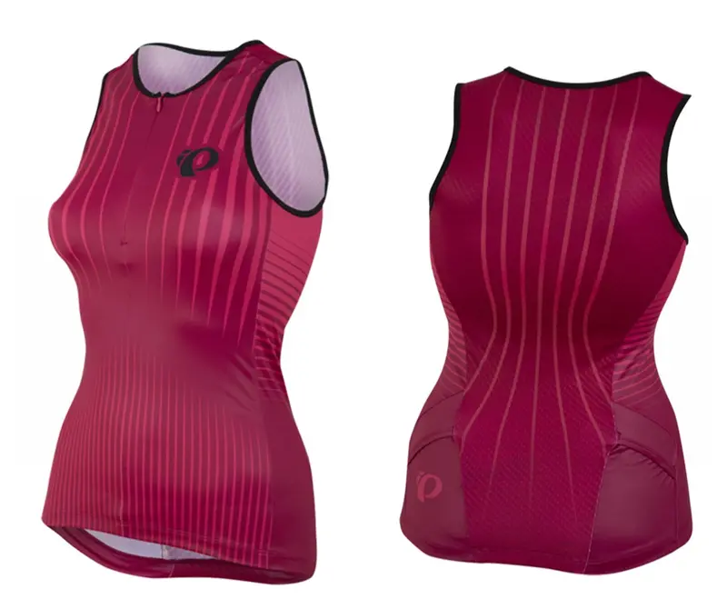 Pearl Izumi Elite Inrcool Ltd Tri Singlet - Womens - Radiating Rouge Red 1