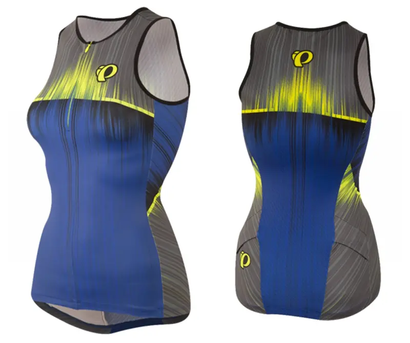 Pearl Izumi Elite Inrcool Ltd Tri Singlet - Womens - Vaporize Dazzling Blue 1