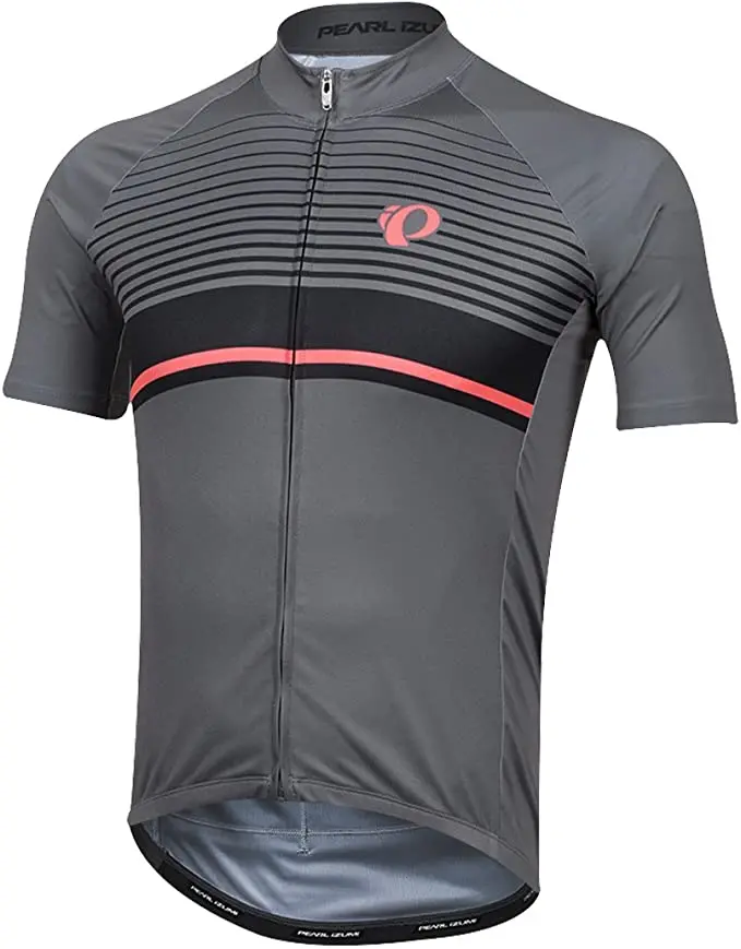 Pearl Izumi Elite Pursuit Graphic Short Sleeve Road Jersey - Smoked Pearl-Black Diffuse 1