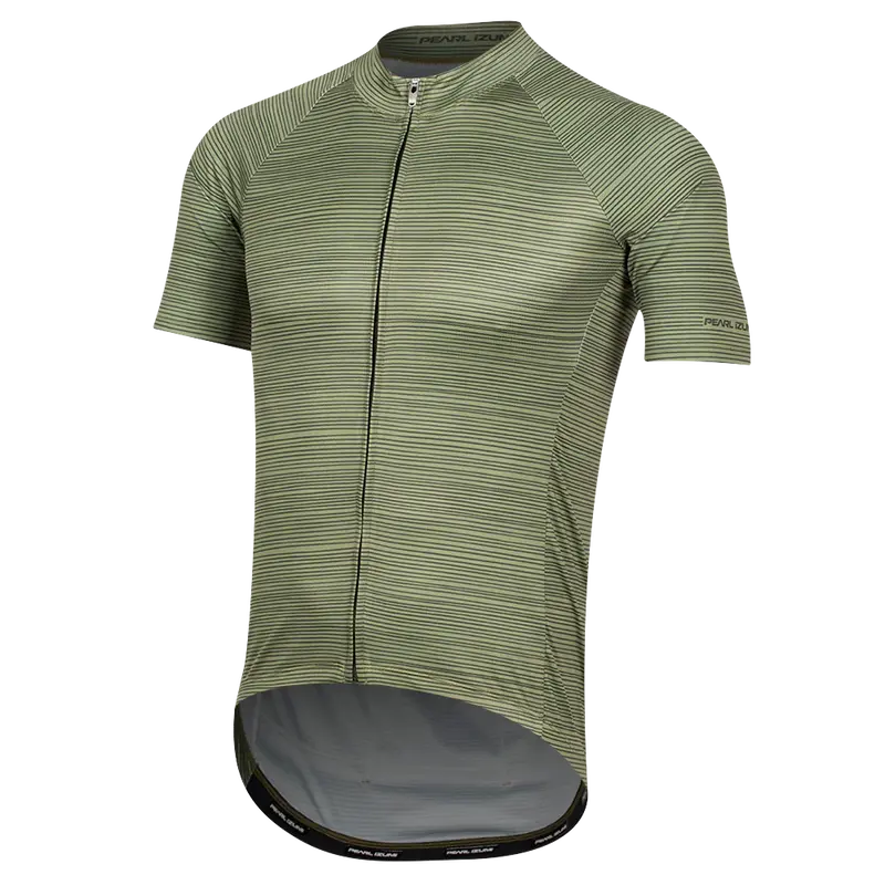 Pearl Izumi Elite Pursuit Graphic Short Sleeve Road Jersey - Willow-Forest Stripe 1