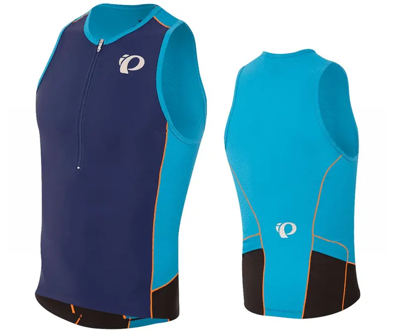Pearl Izumi Elite Pursuit Tri Singlet - Bel Air Blue-Blue Depths 1