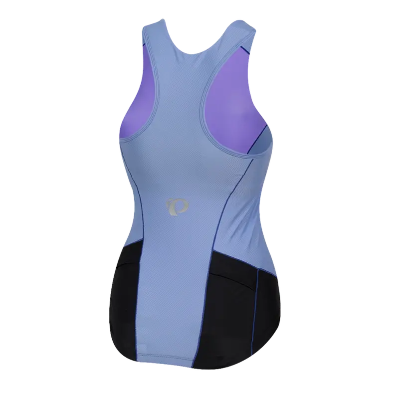 Pearl Izumi Elite Pursuit Tri Tank - Womens - Black-Lavender 2