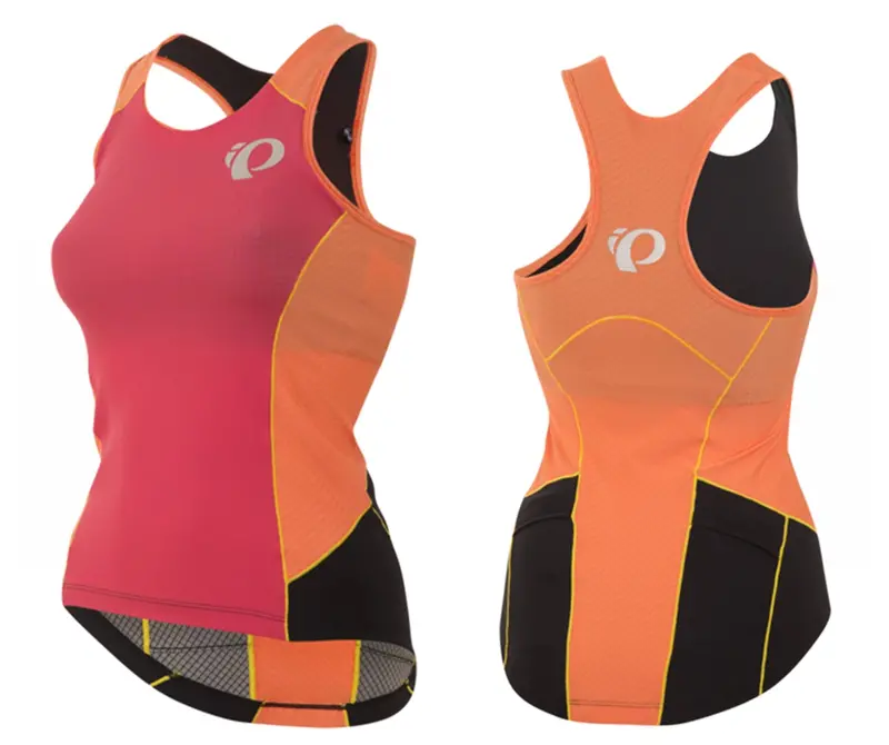 Pearl Izumi Elite Pursuit Tri Tank - Womens - Rouge Red-Clementine 1