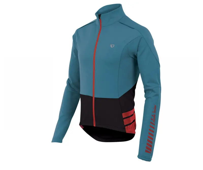 Pearl Izumi Elite Thermal Long Sleeve Road Jersey - Petrol Blue 1