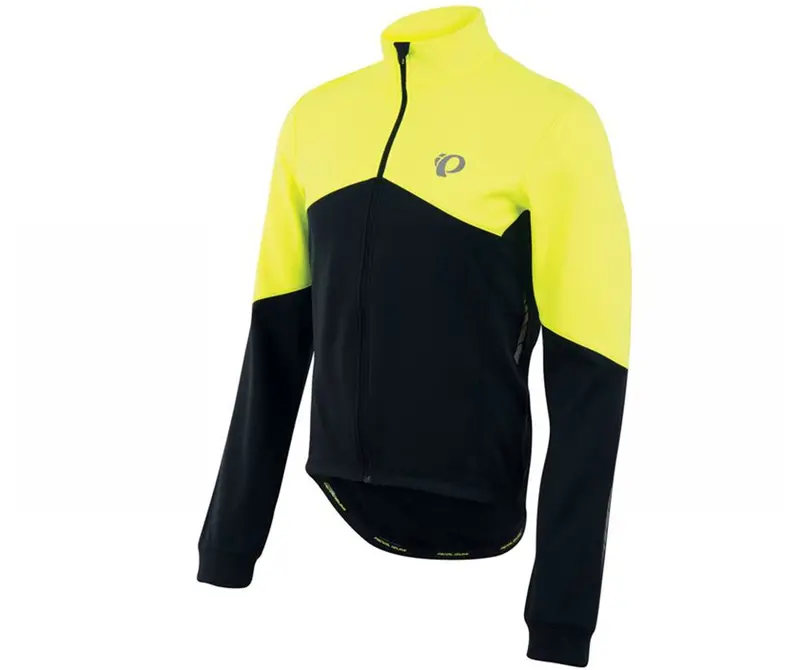 Pearl Izumi Elite Thermal Long Sleeve Road Jersey - Screaming Yellow-Black 1
