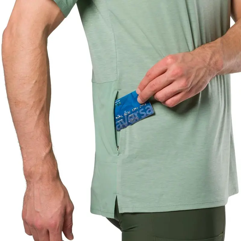 Pearl Izumi Expedition Merino Short Sleeve Mtb Jersey - Green Bay 3