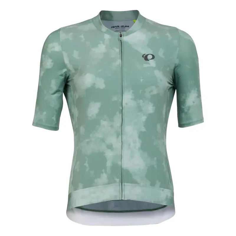 Pearl Izumi Expedition Short Sleeve Road Jersey - Womens - Green Bay Spectral 1