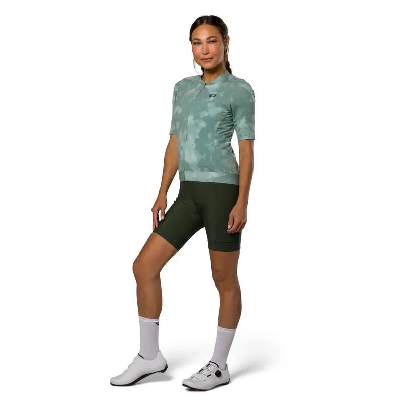 Pearl Izumi Expedition Short Sleeve Road Jersey - Womens - Green Bay Spectral 3