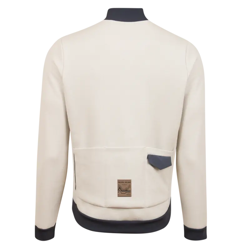 Pearl Izumi Expedition Thermal Long Sleeve Cycling Jersey - Stone-Dark Ink 2
