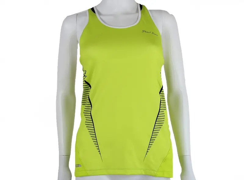 Pearl Izumi Fly Inrcool Sport Tank - Womens - White-Lime 1