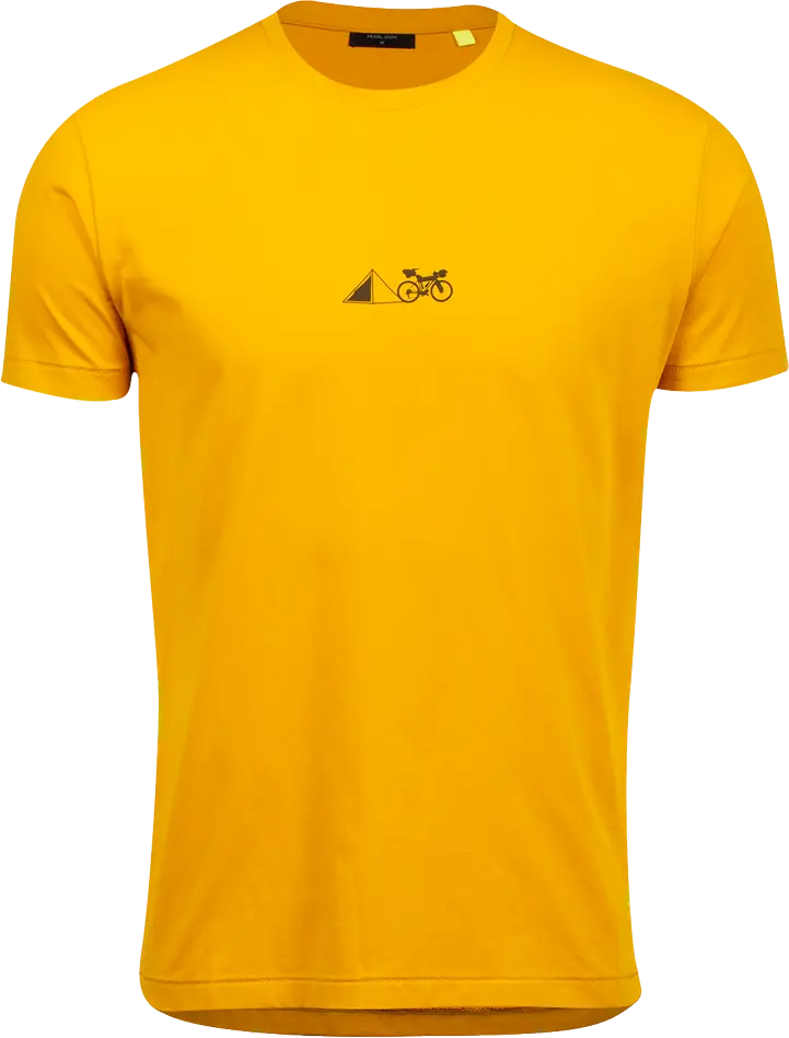 Pearl Izumi Graphic Tee Shirt - Lean It - Gold 1
