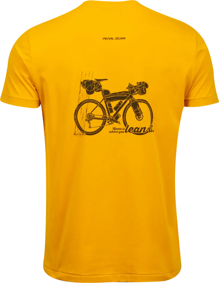 Pearl Izumi Graphic Tee Shirt - Lean It - Gold 2