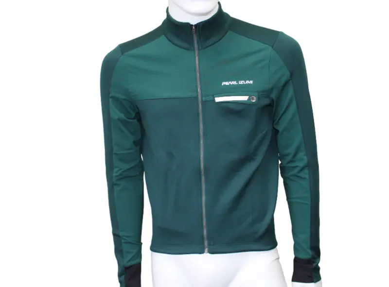 Pearl Izumi Interval Thermal Long Sleeve Road Jersey - Pine-Juniper 1