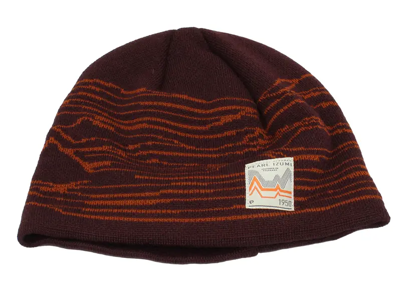 Pearl Izumi Merino Knit Graphic Beanie - Garnet Ridges 1