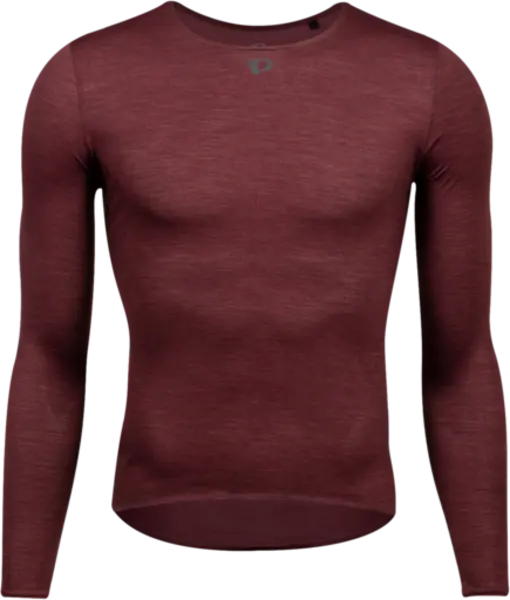 Pearl Izumi Merino Long Sleeve Base Layer - Garnet 1