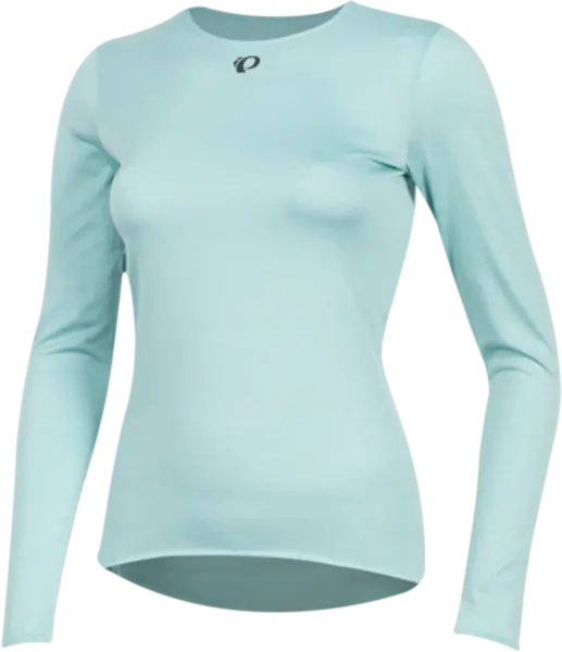 Pearl Izumi Merino Long Sleeve Base Layer - Womens - Aquifer 1