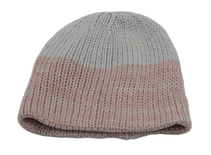 Pearl Izumi Merino Reversible Beanie - Fog-Dusty Rose Heather 1