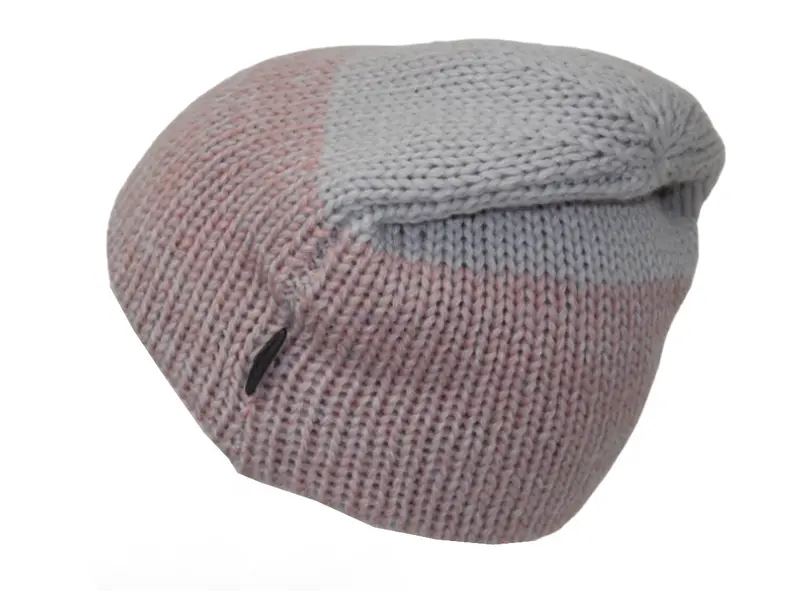 Pearl Izumi Merino Reversible Beanie - Fog-Dusty Rose Heather 2
