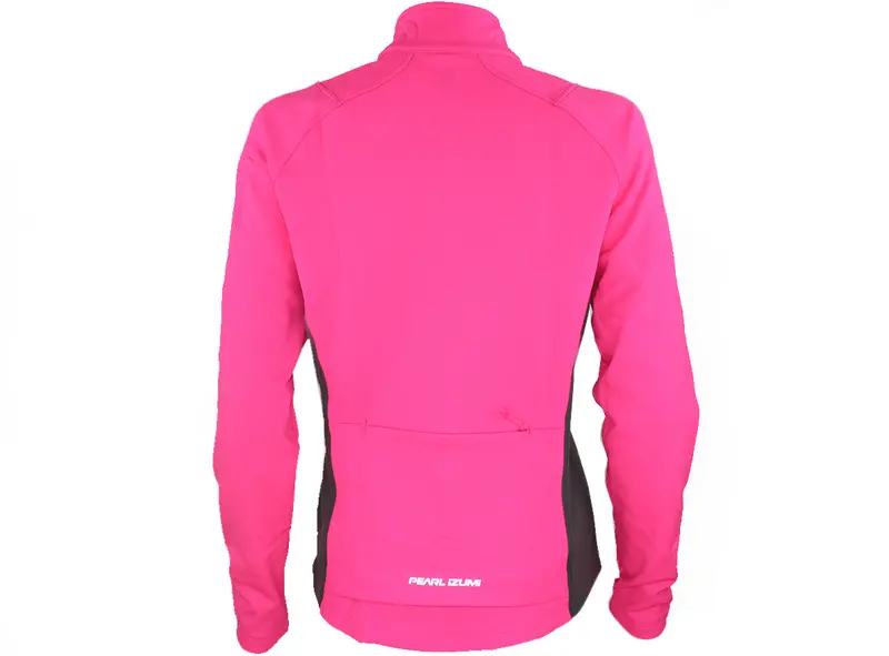 Pearl Izumi Podium Thermal Long Sleeve Road Jersey - Womens - Screaming Pink-Smoked Pearl 2