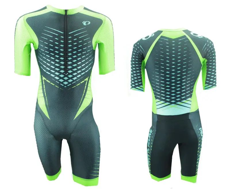 Pearl Izumi Pro Inrcool Tri Octane Suit - Black-Green Flash 1