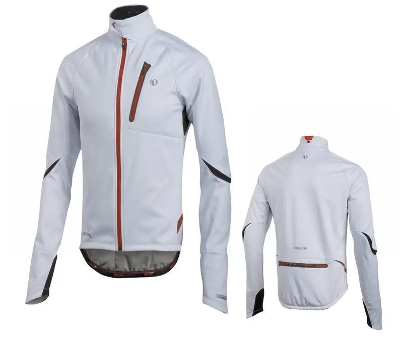 Pearl Izumi Pro Softshell Cycling Jacket - White-Black 1