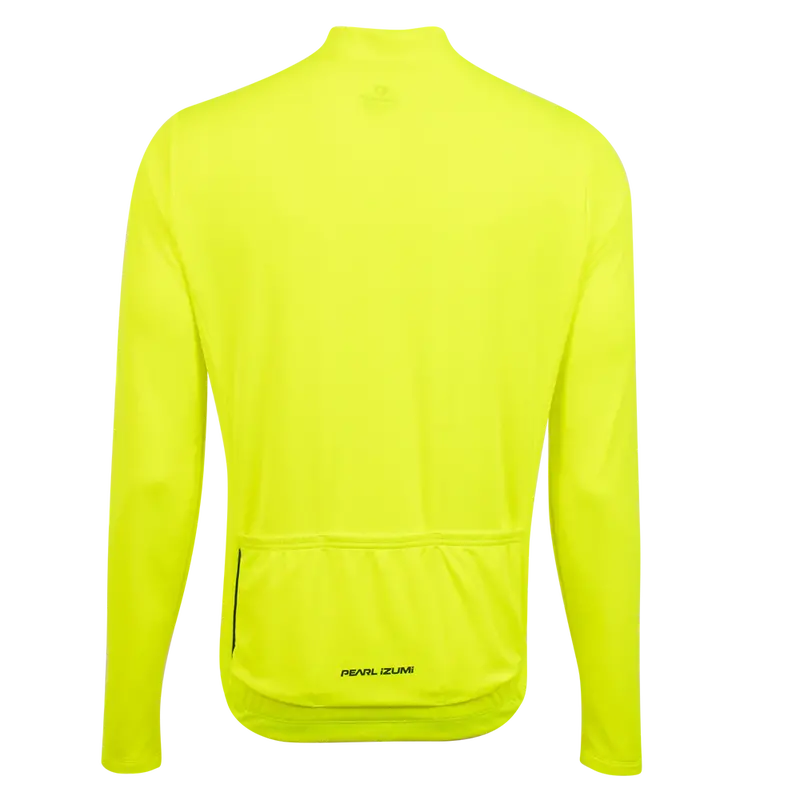 Pearl Izumi Quest Long Sleeve Road Jersey - Screaming Yellow 2