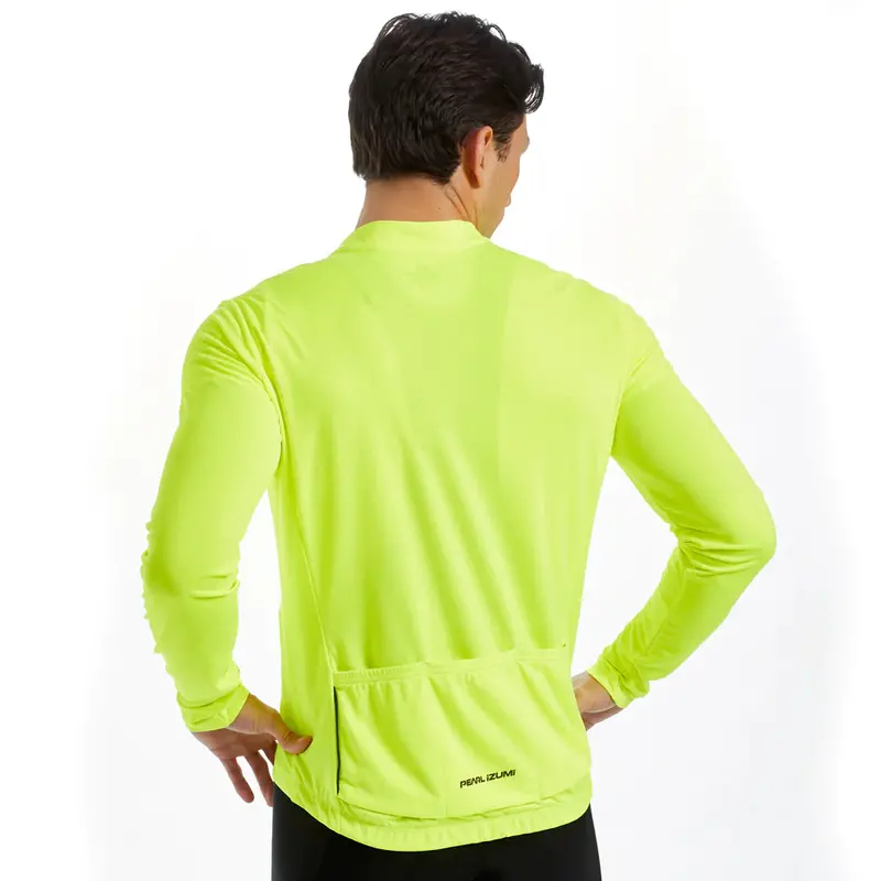 Pearl Izumi Quest Long Sleeve Road Jersey - Screaming Yellow 3