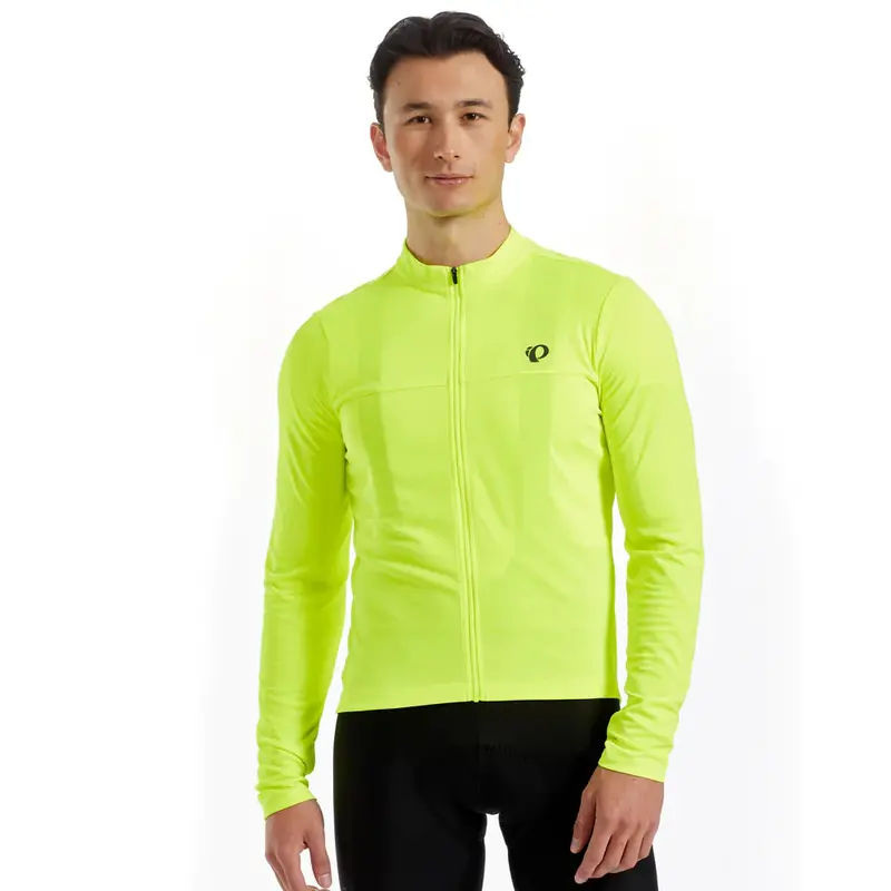 Pearl Izumi Quest Long Sleeve Road Jersey - Screaming Yellow 4