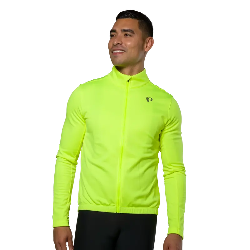 Pearl Izumi Quest Thermal Long Sleeve Road Jersey - Screaming Yellow 1
