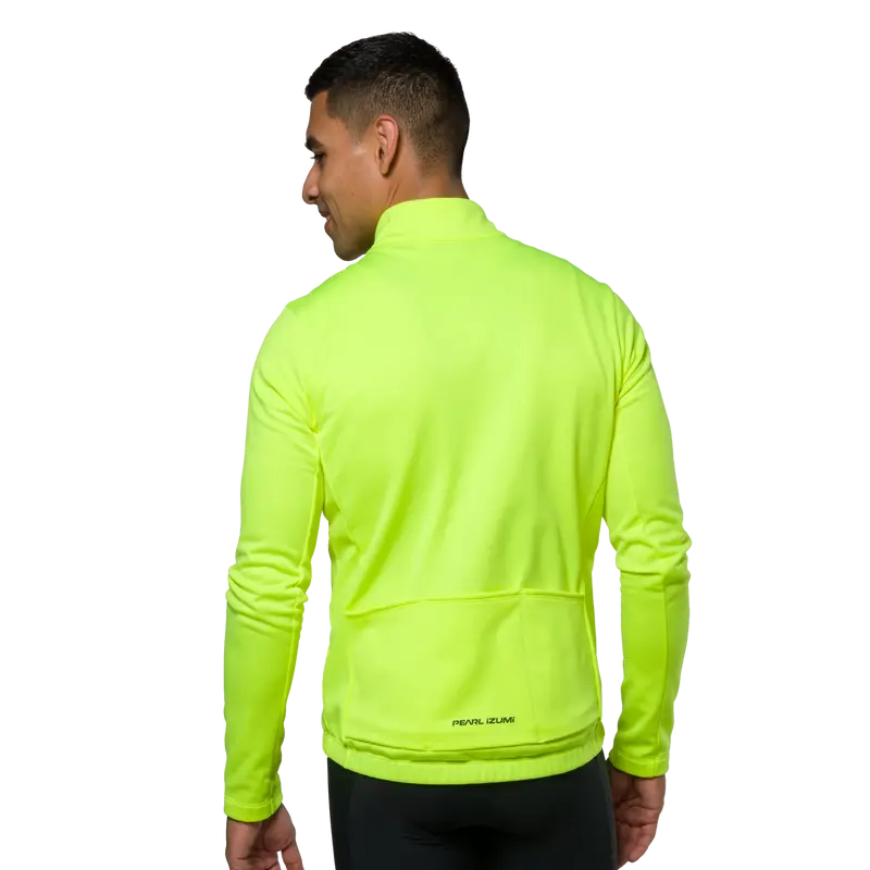 Pearl Izumi Quest Thermal Long Sleeve Road Jersey - Screaming Yellow 2