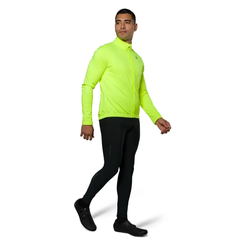 Pearl Izumi Quest Thermal Long Sleeve Road Jersey - Screaming Yellow 4