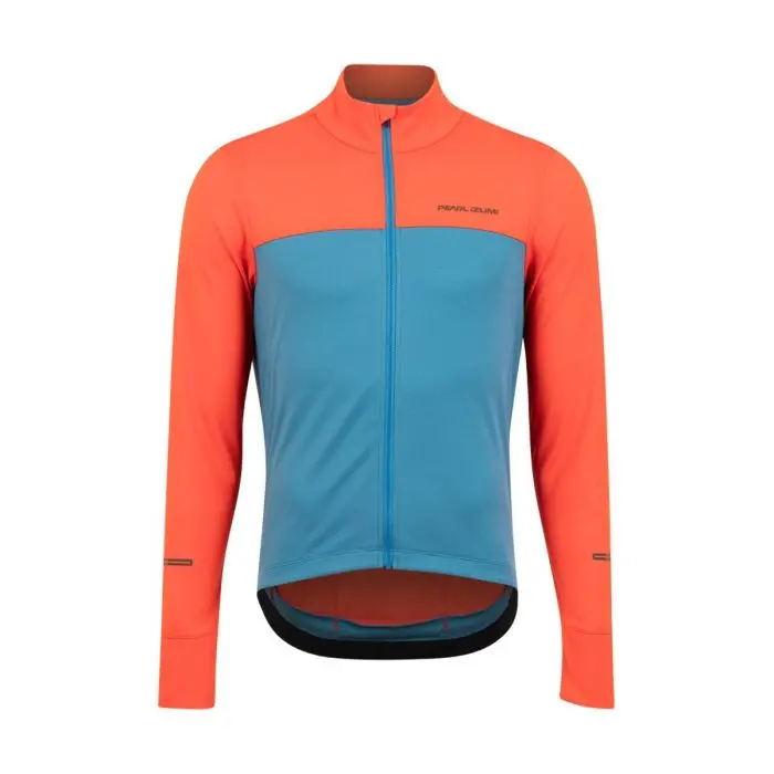 Pearl Izumi Quest Thermal Long Sleeve Road Jersey - Solar Flare-Lagoon 1