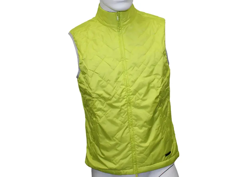 Pearl Izumi Rove Insulated Cycling Vest - Bio Lime-Dark Olive 1