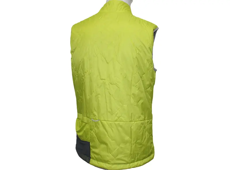 Pearl Izumi Rove Insulated Cycling Vest - Bio Lime-Dark Olive 2